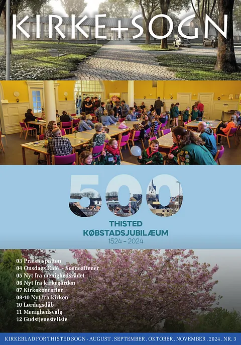 Billede af forsiden på kirkebladet