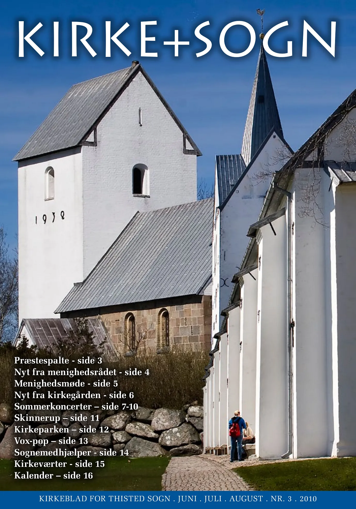 Billede af forsiden på kirkebladet