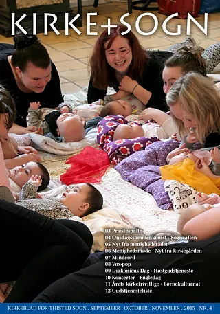 Billede af forsiden på kirkebladet