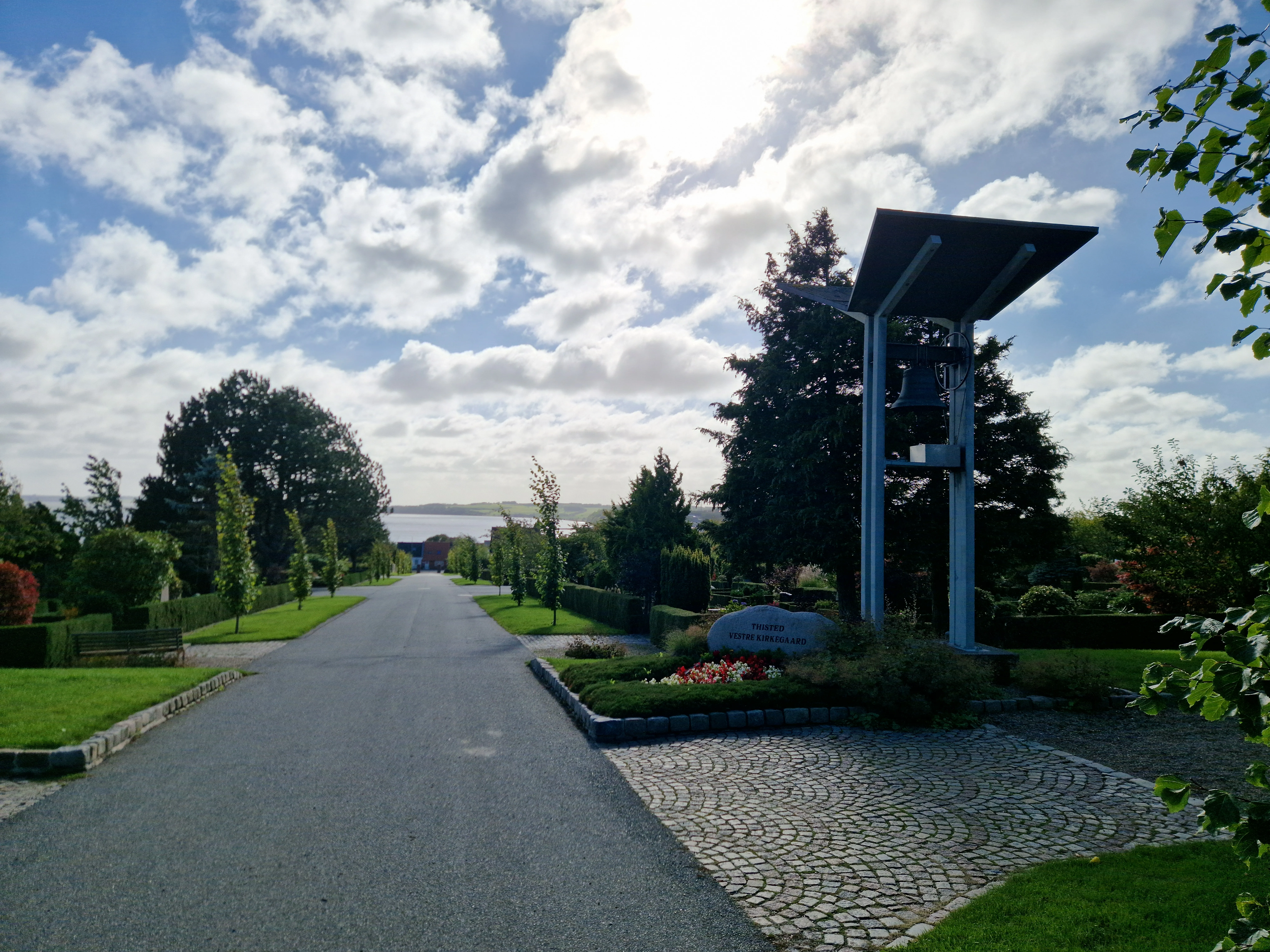 Klokke på Thisted Vestre Kirkegård