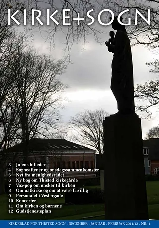 Billede af forsiden på kirkebladet