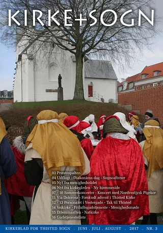Billede af forsiden på kirkebladet