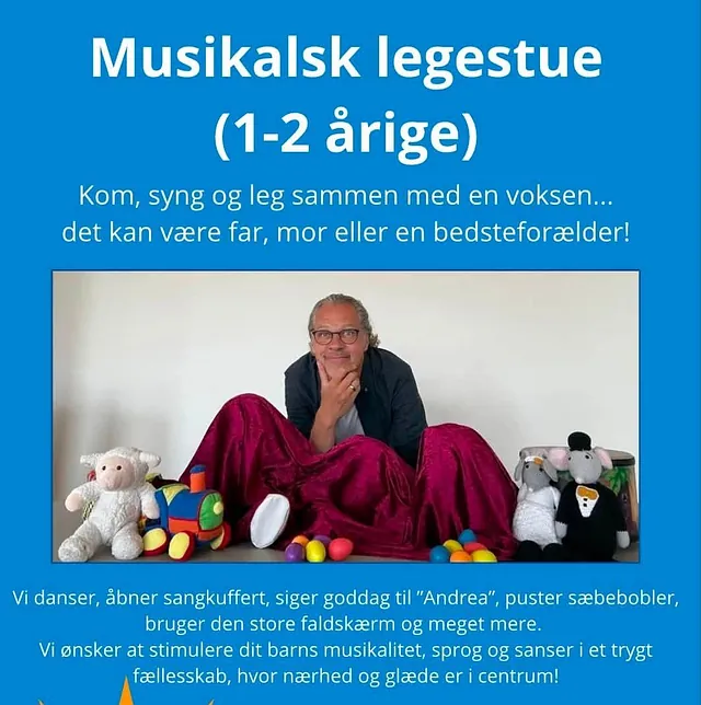 Billede af plakat til musikalsk legestue