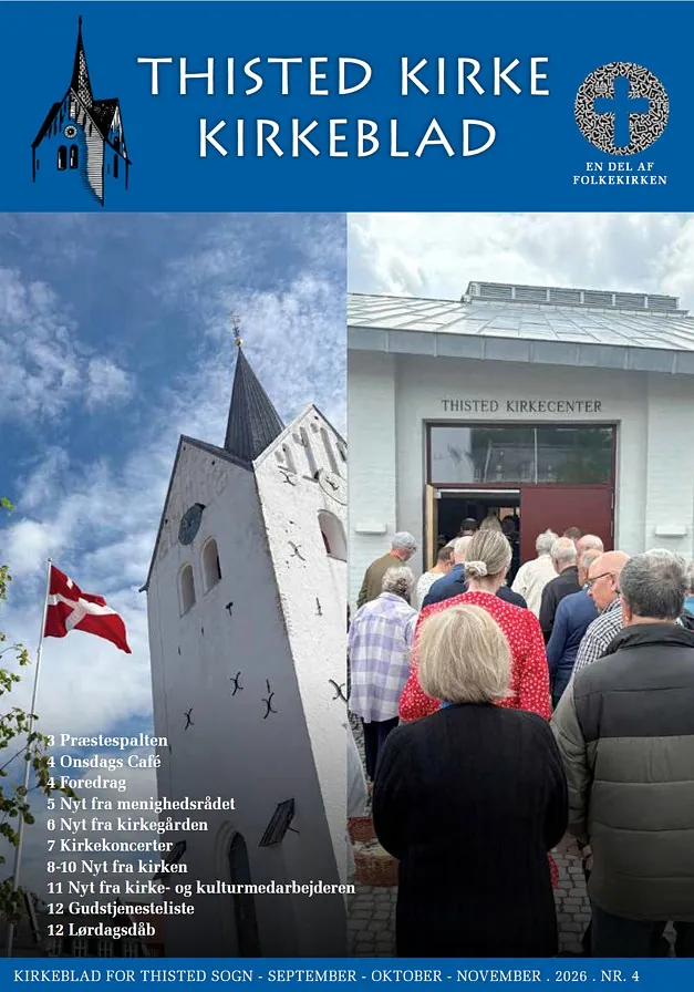 Billede af forsiden på kirkebladet