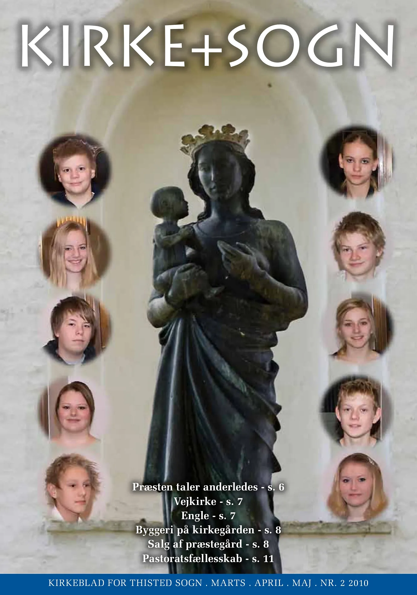 Billede af forsiden på kirkebladet