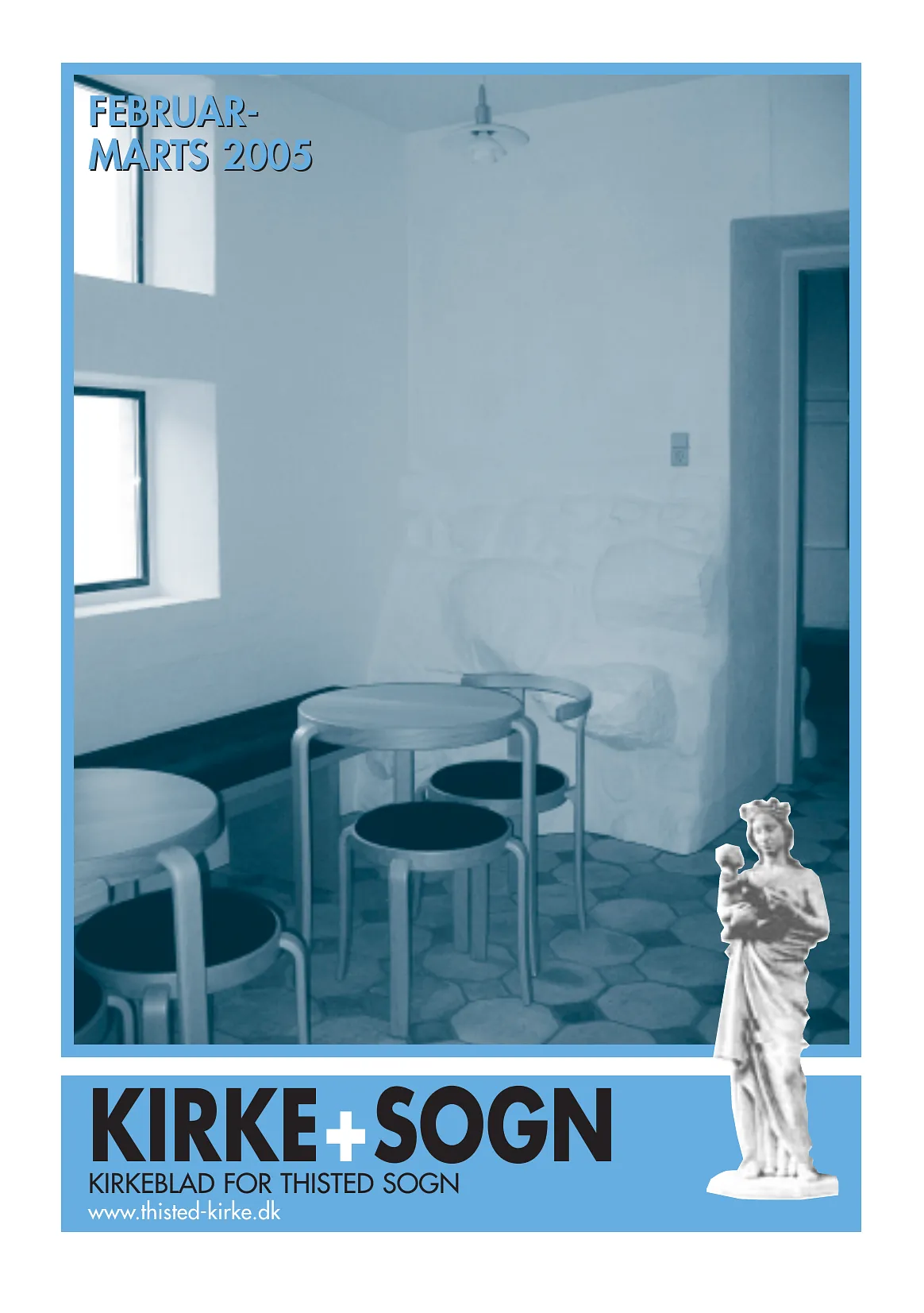 Billede af forsiden på kirkebladet
