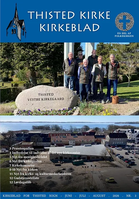 Billede af forsiden på kirkebladet
