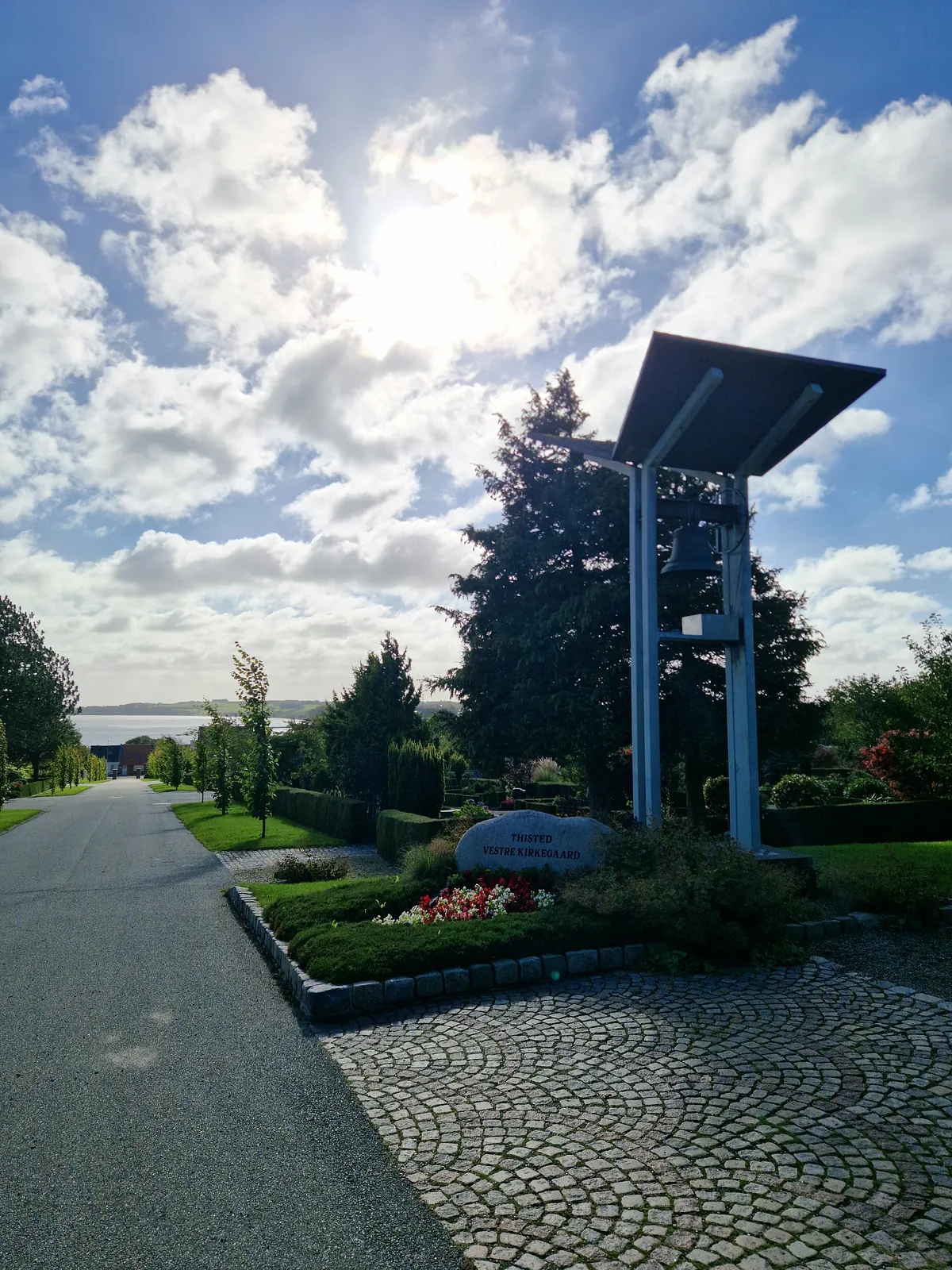 Klokke på Thisted Vestre Kirkegård