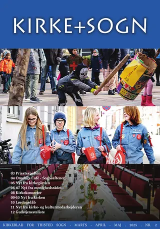 Billede af forsiden på kirkebladet