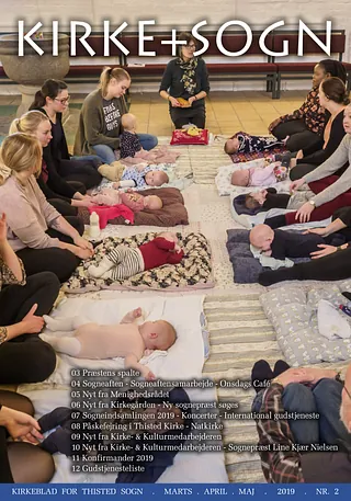Billede af forsiden på kirkebladet