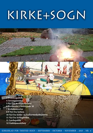 Billede af forsiden på kirkebladet